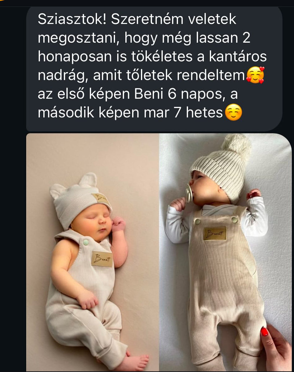 Bordázott Jersey Nadrág
