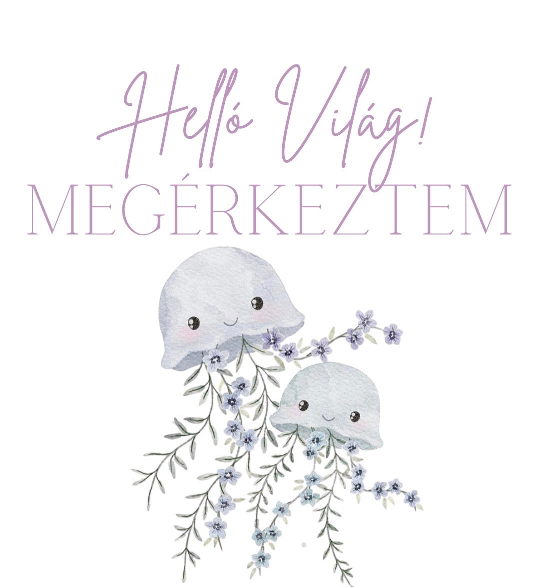 Lányos mérföldkő kártya