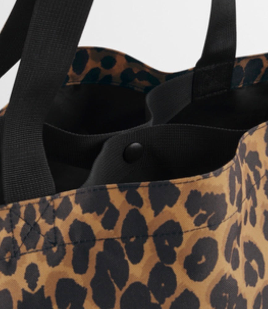 Leopárdmintás strandtáska/shopper bag